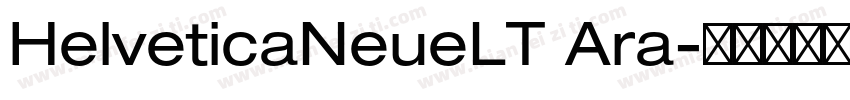 HelveticaNeueLT Ara字体转换